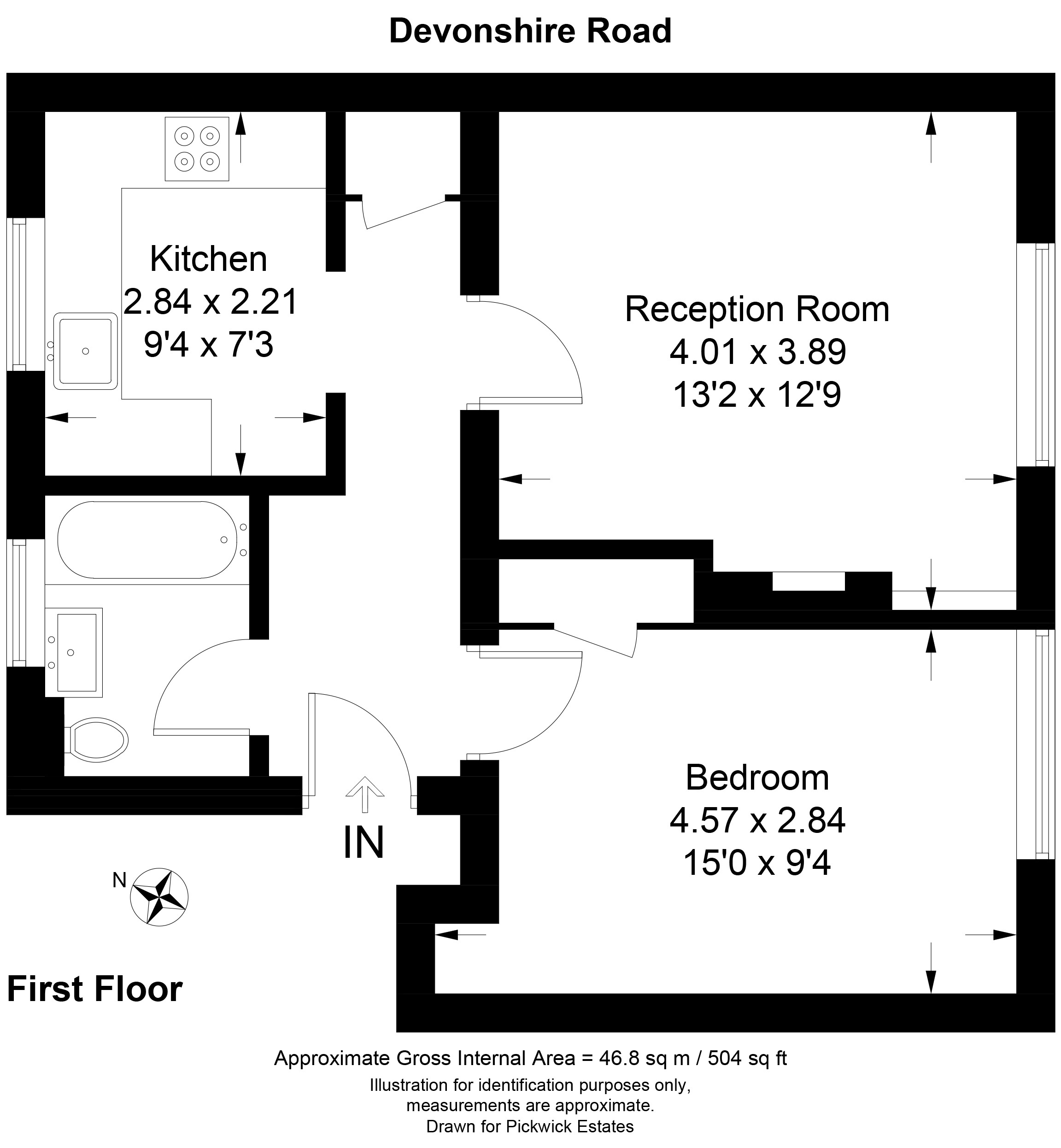 1 Bedrooms Flat for sale in Devonshire Road, London SE23