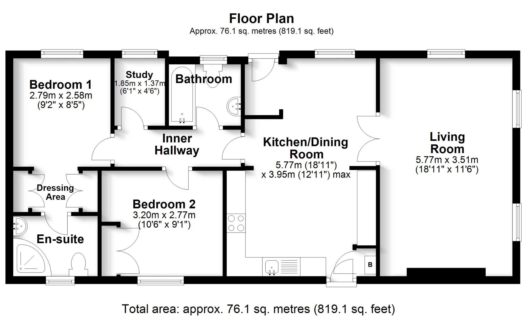 24 Hamble Park, Fleet End Road, Southampton floorplan