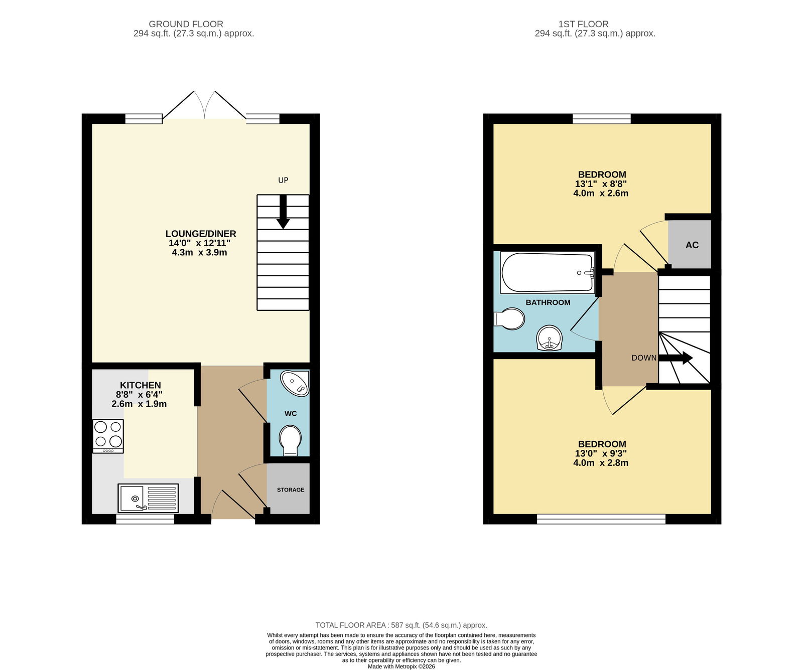 3, Elton Drive, Ledbury floorplan