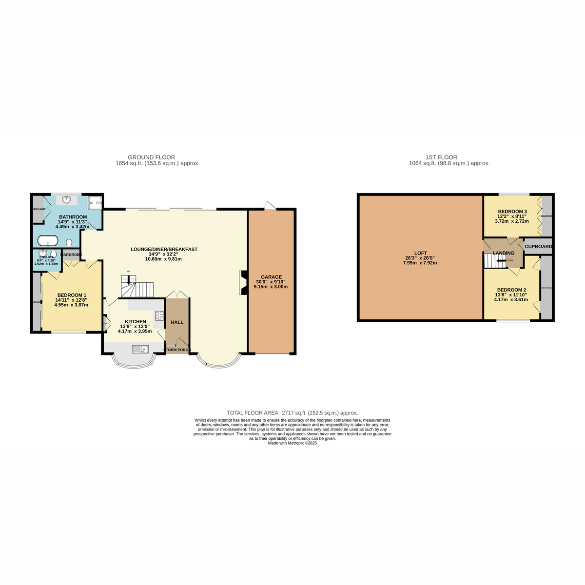 44, Lower Road, Hullbridge floorplan