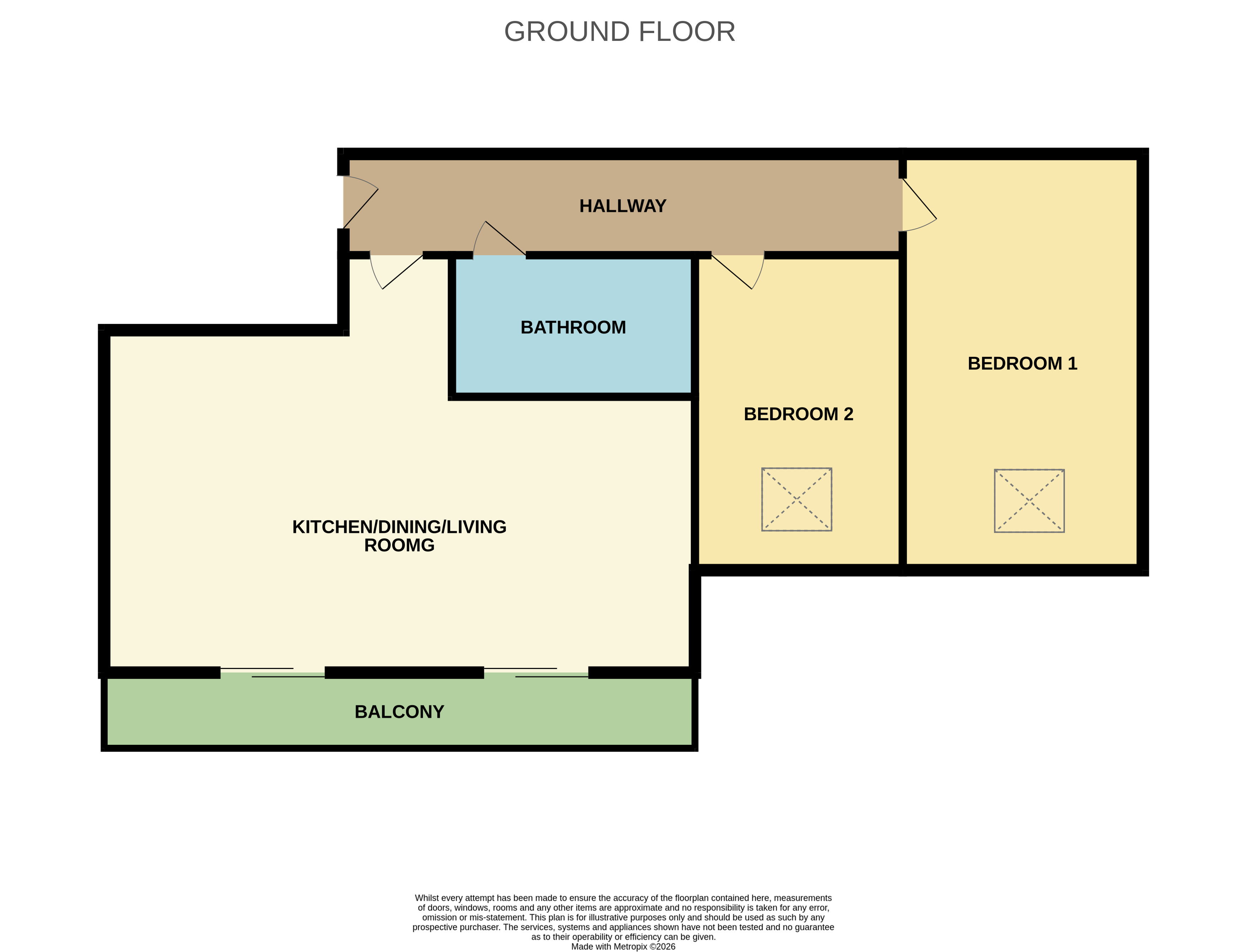 Flat 14, Halcyon 65-71,, Ashbourne Road, Derbyshire floorplan