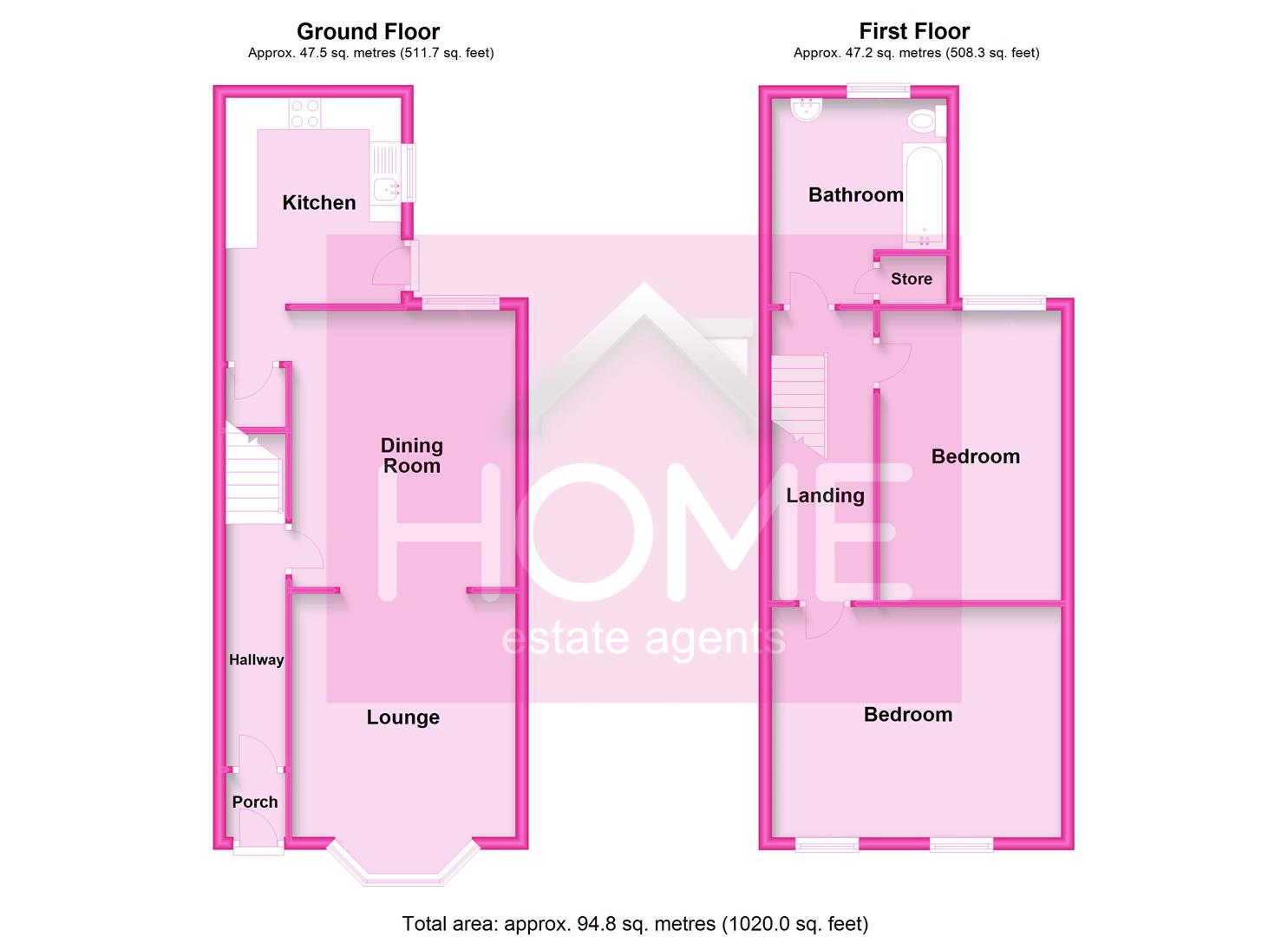 109, Parrin Lane, Manchester floorplan