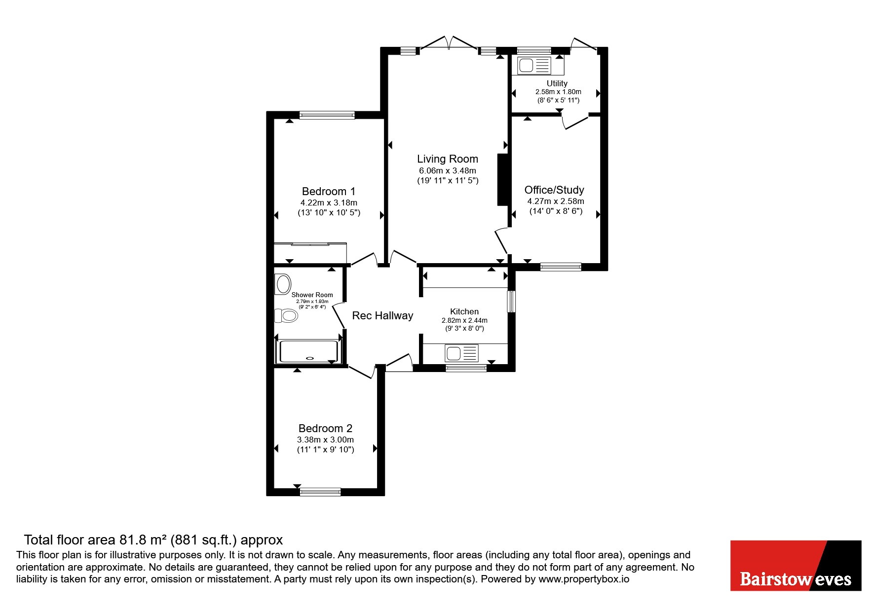 12, Stamford Crescent, Staffordshire floorplan