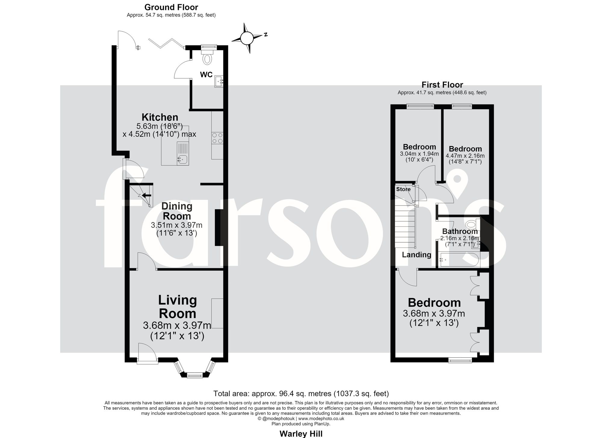 115 Warley Hill, Brentwood floorplan