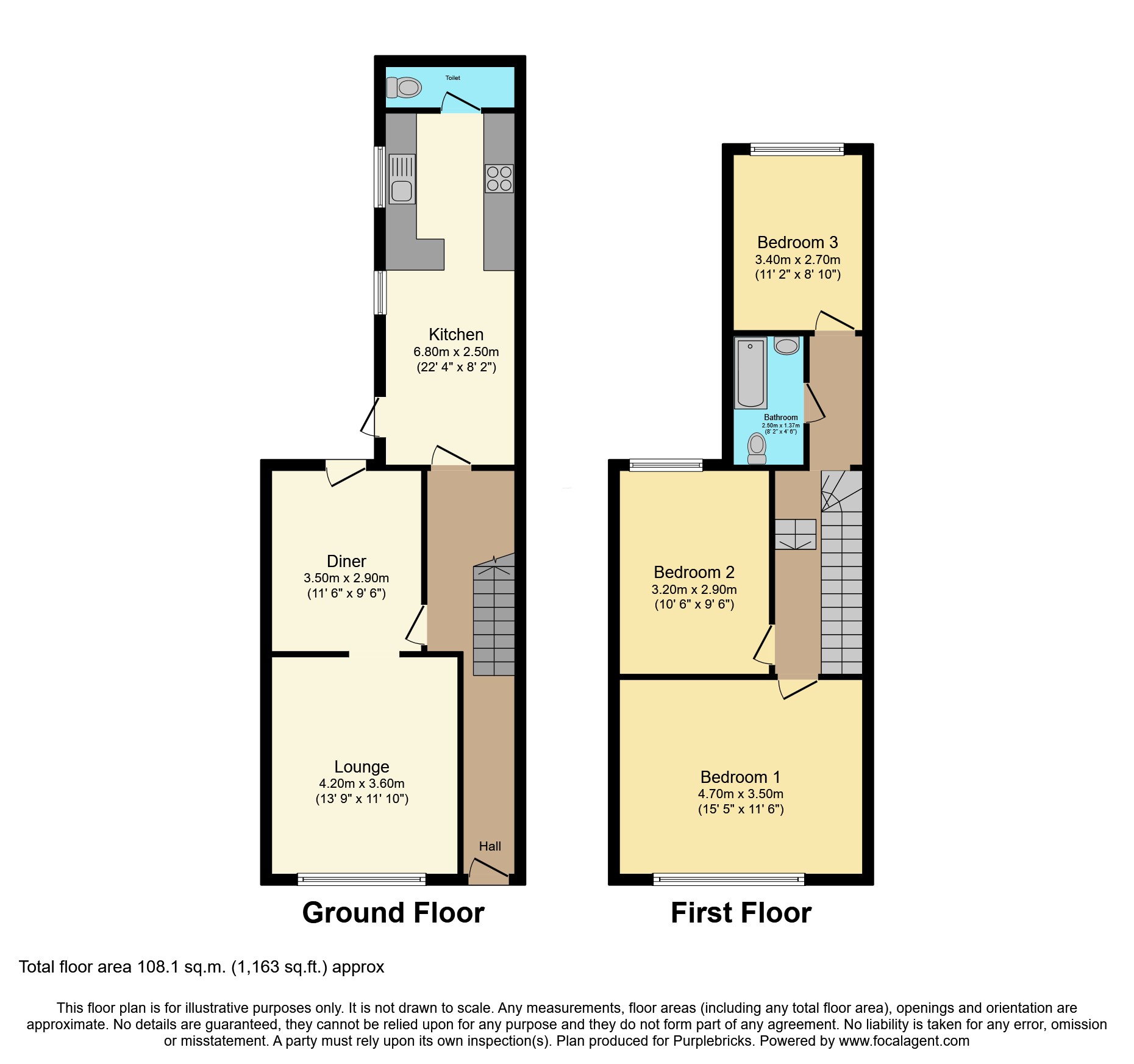 84, Stuart Road, Plymouth floorplan
