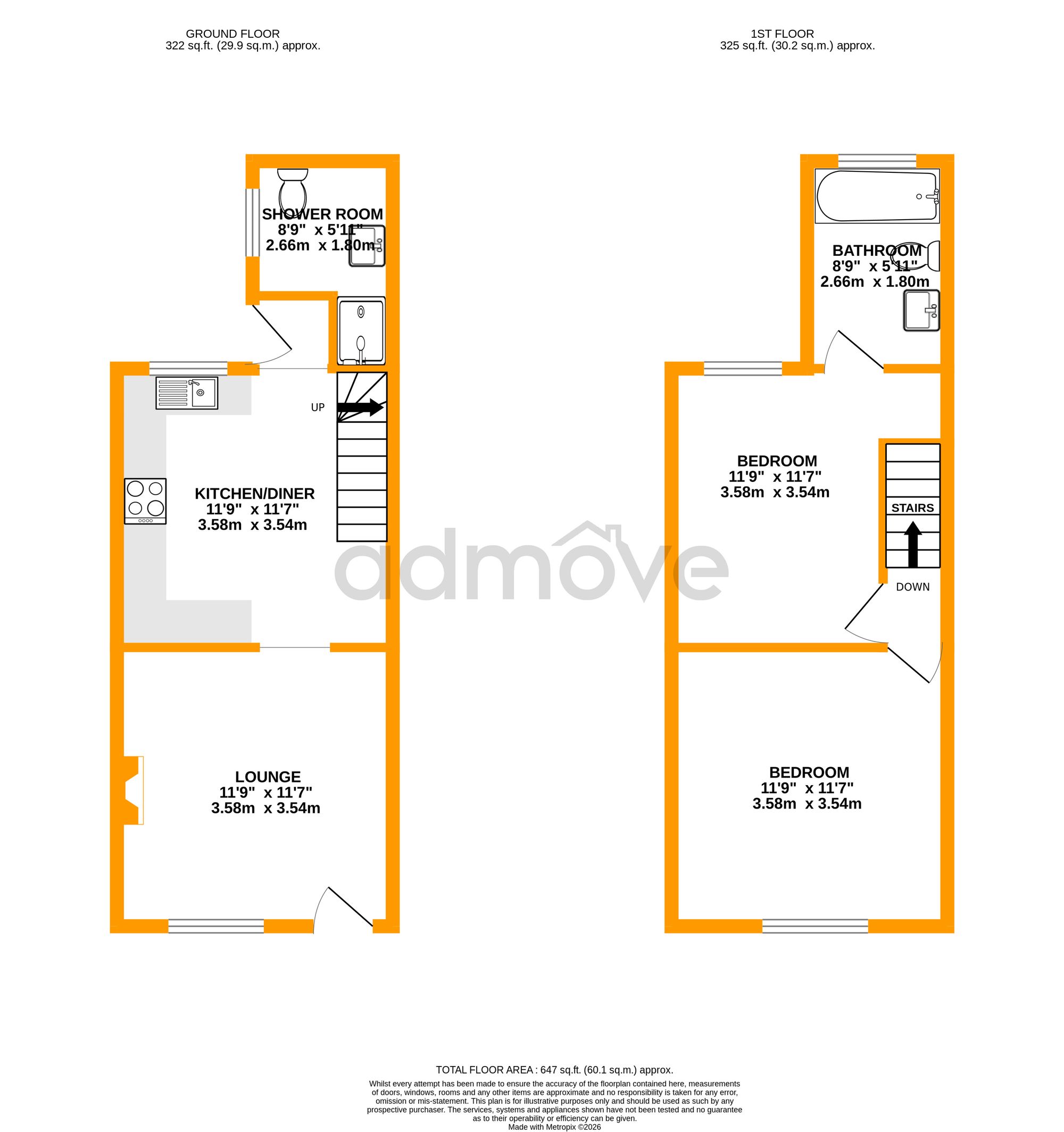 15 Beaconsfield Road, Altrincham floorplan