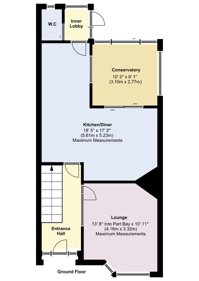 The Downsway, Portchester, Fareham PO16, 3 bedroom terraced house for