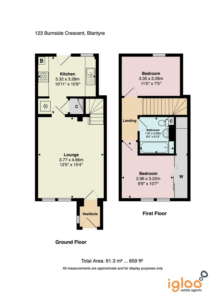 123, Burnside Crescent, Blantyre floorplan