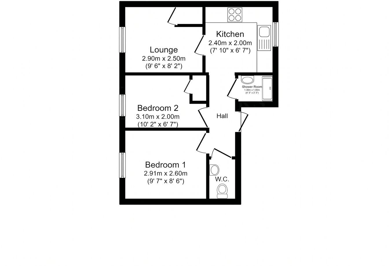 16, London Road, Bishop's Stortford floorplan