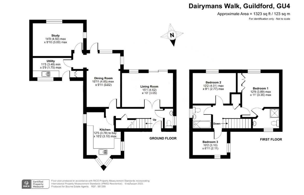 95, Dairymans Walk, Guildford floorplan
