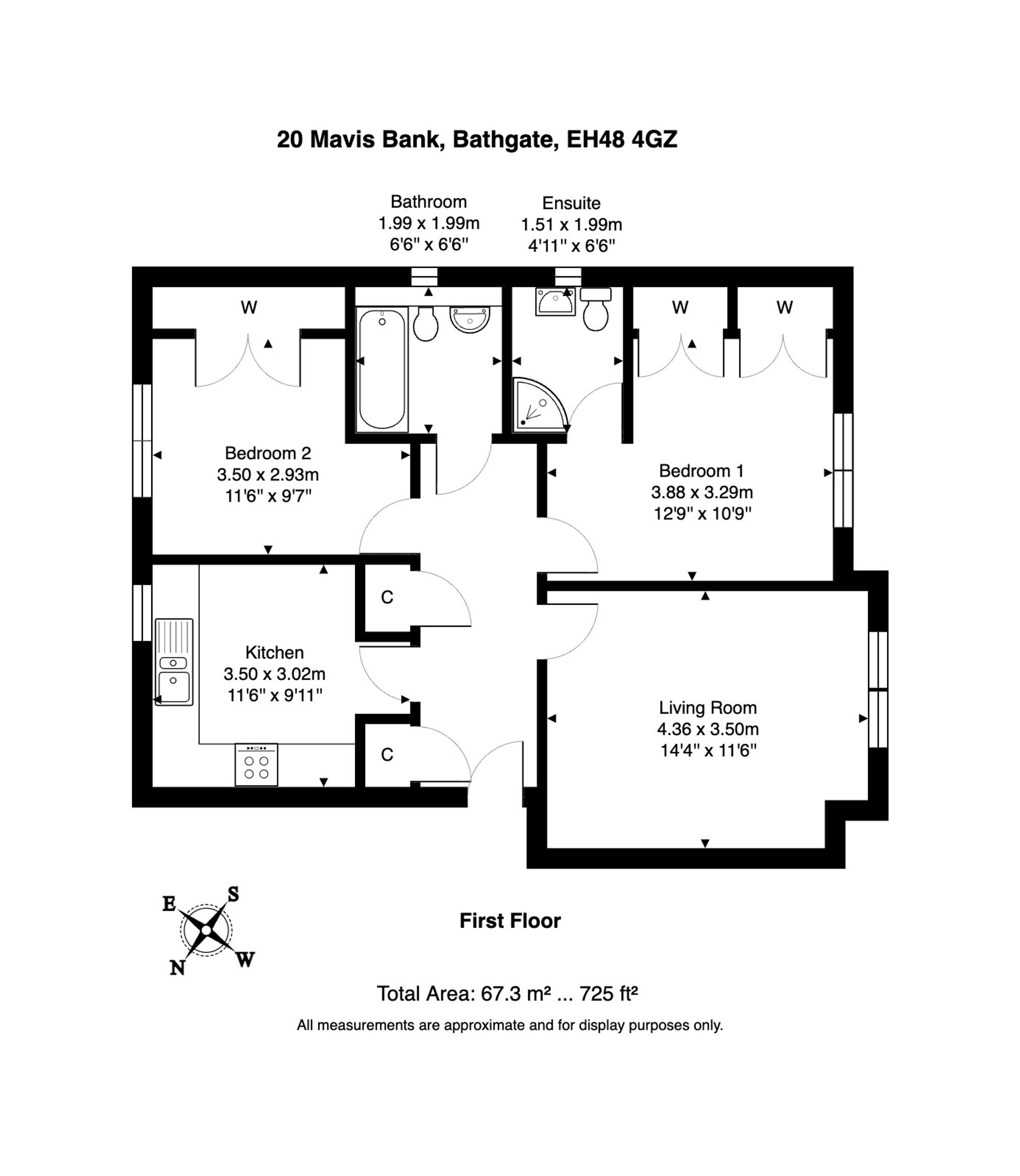 20 Mavis Bank, Bathgate floorplan