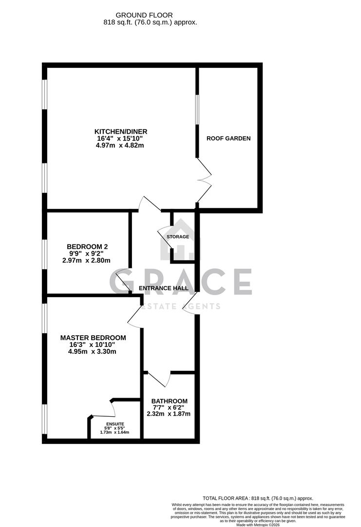 Flat 10, 72, Foundation Street, Ipswich floorplan