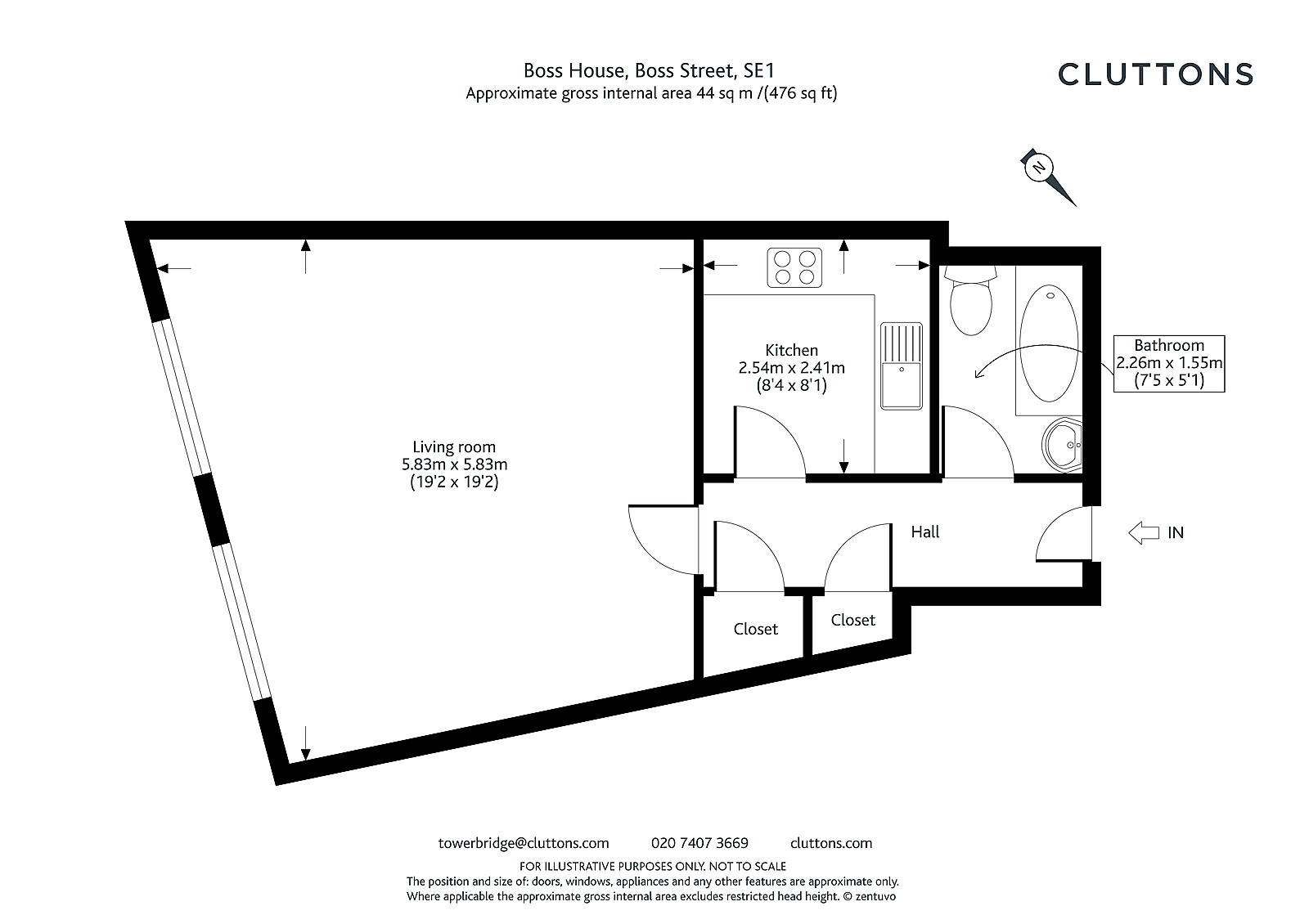 0 Bedrooms Studio to rent in Boss House, Boss Street, London SE1