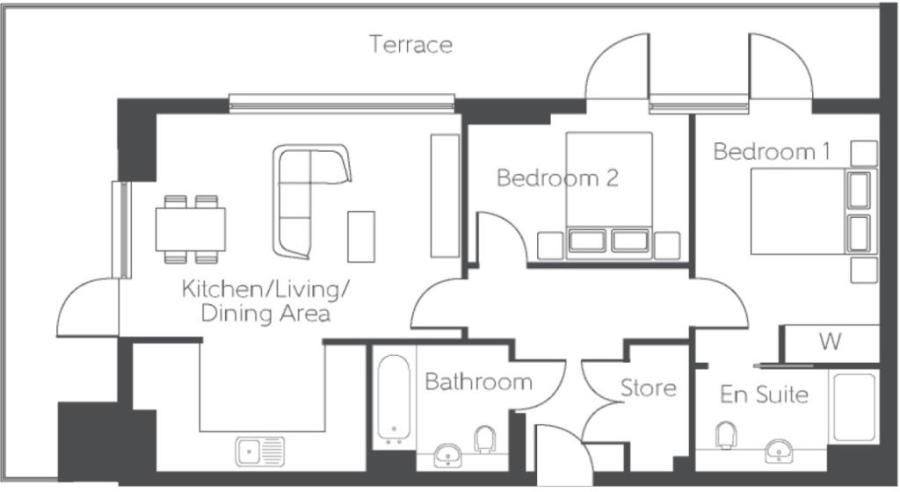 2 Bedrooms Flat for sale in Rifle Street, London E14