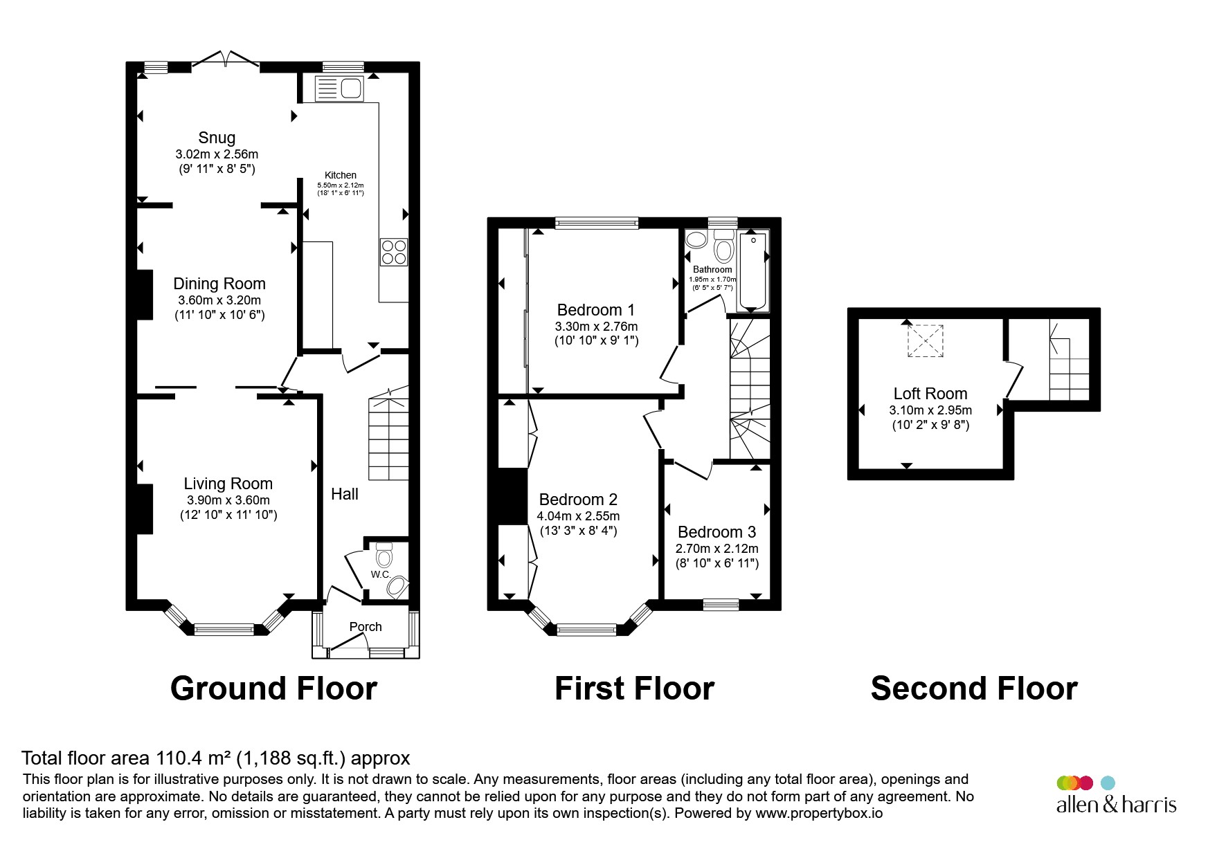 66, Bloomfield Rise, Bath floorplan