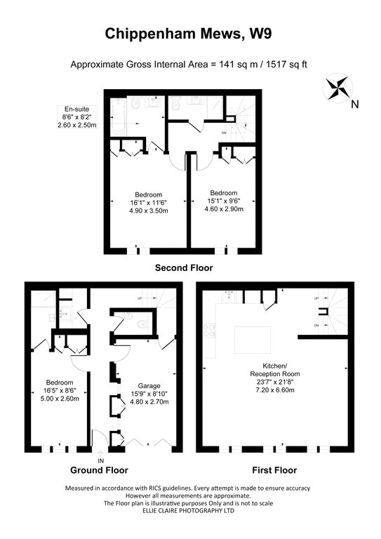 Chippenham Mews, London W9, 3 bedroom terraced house for sale