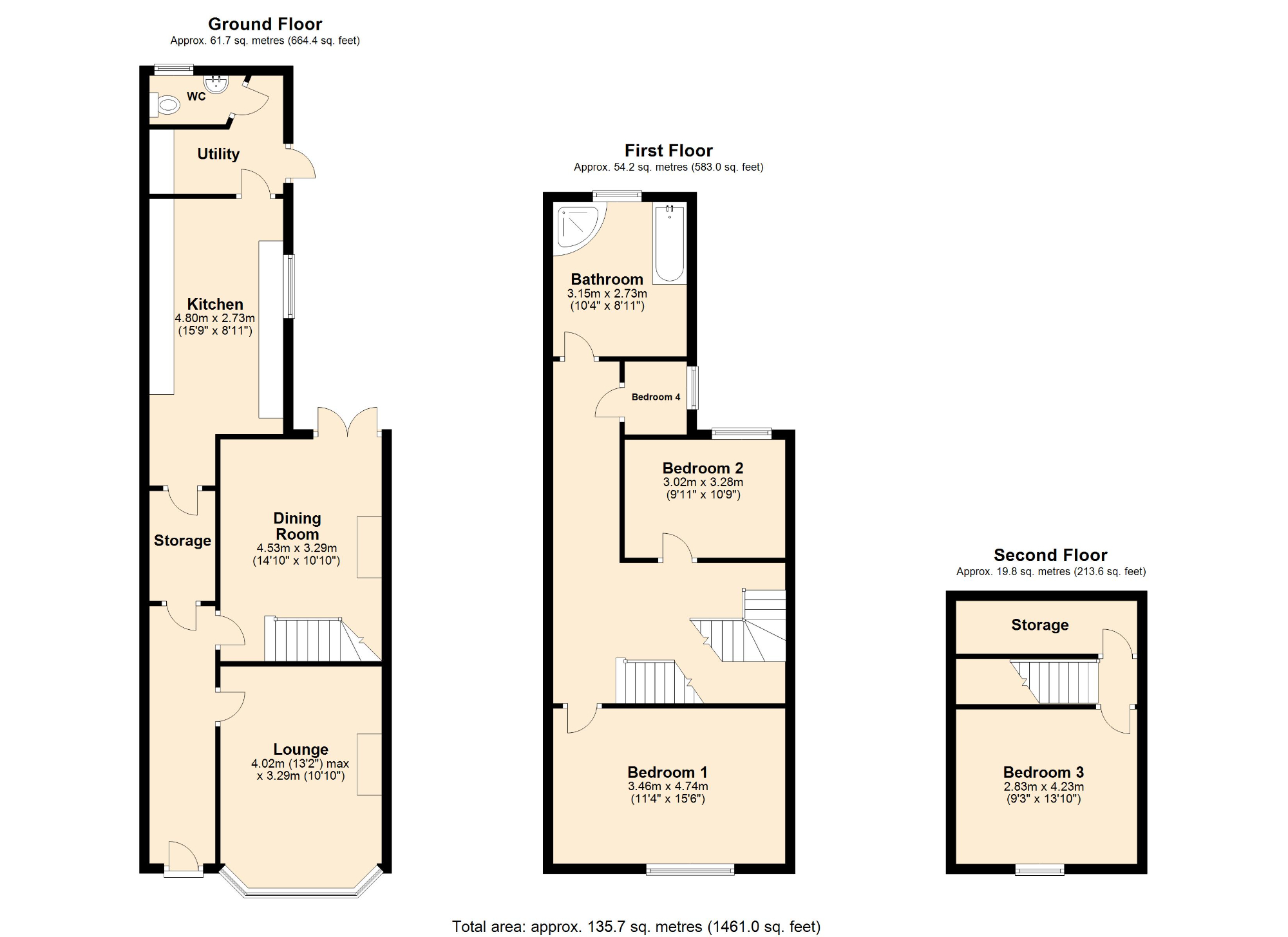 Kirby Road, Leicester LE3, 4 bedroom town house for sale 60035636
