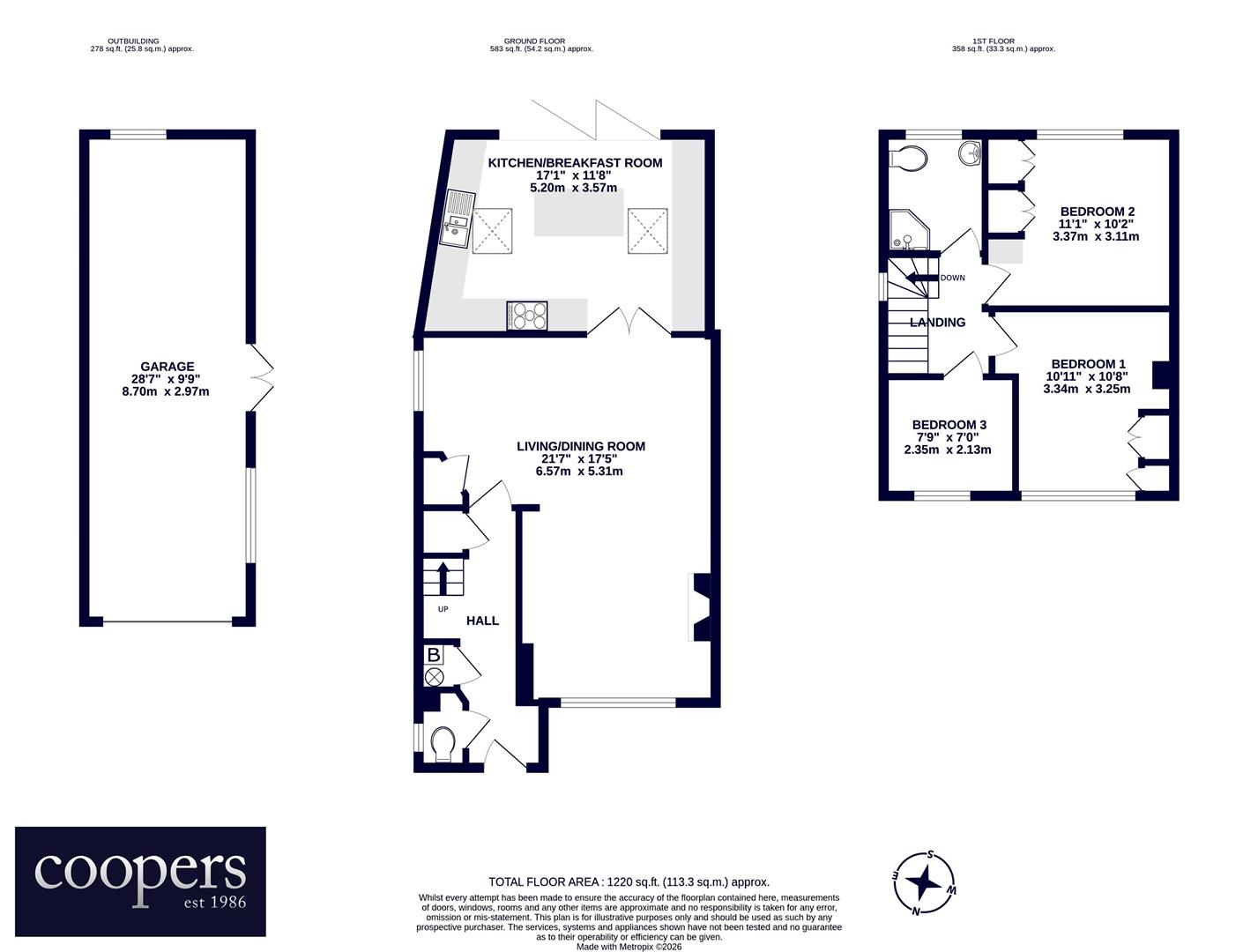 64, Goshawk Gardens, Hayes floorplan