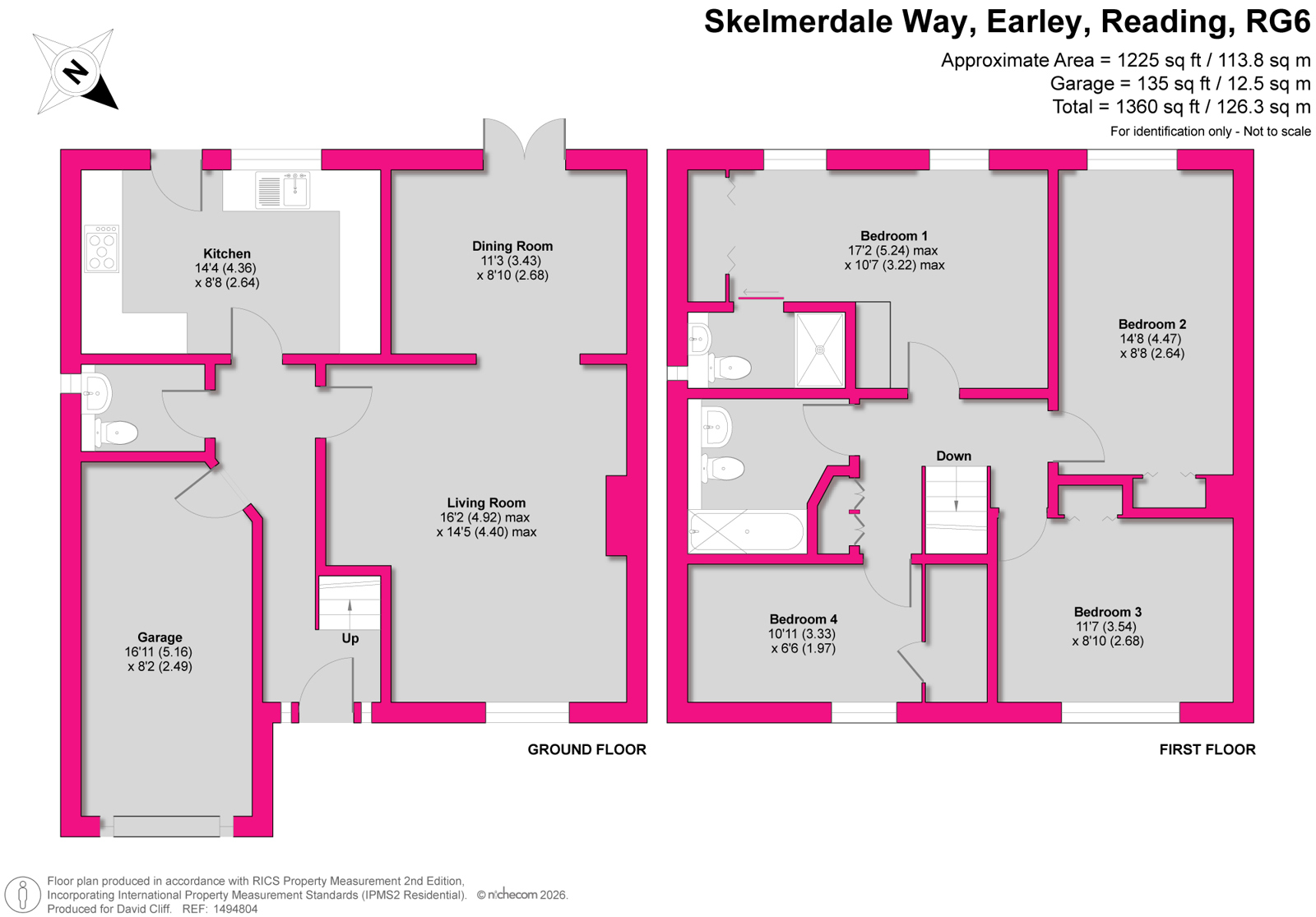 36, Skelmerdale Way, Reading floorplan