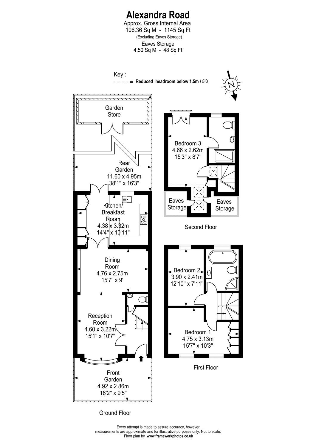 3 Bedrooms Terraced house to rent in Alexandra Road, Kew, Richmond, Surrey TW9