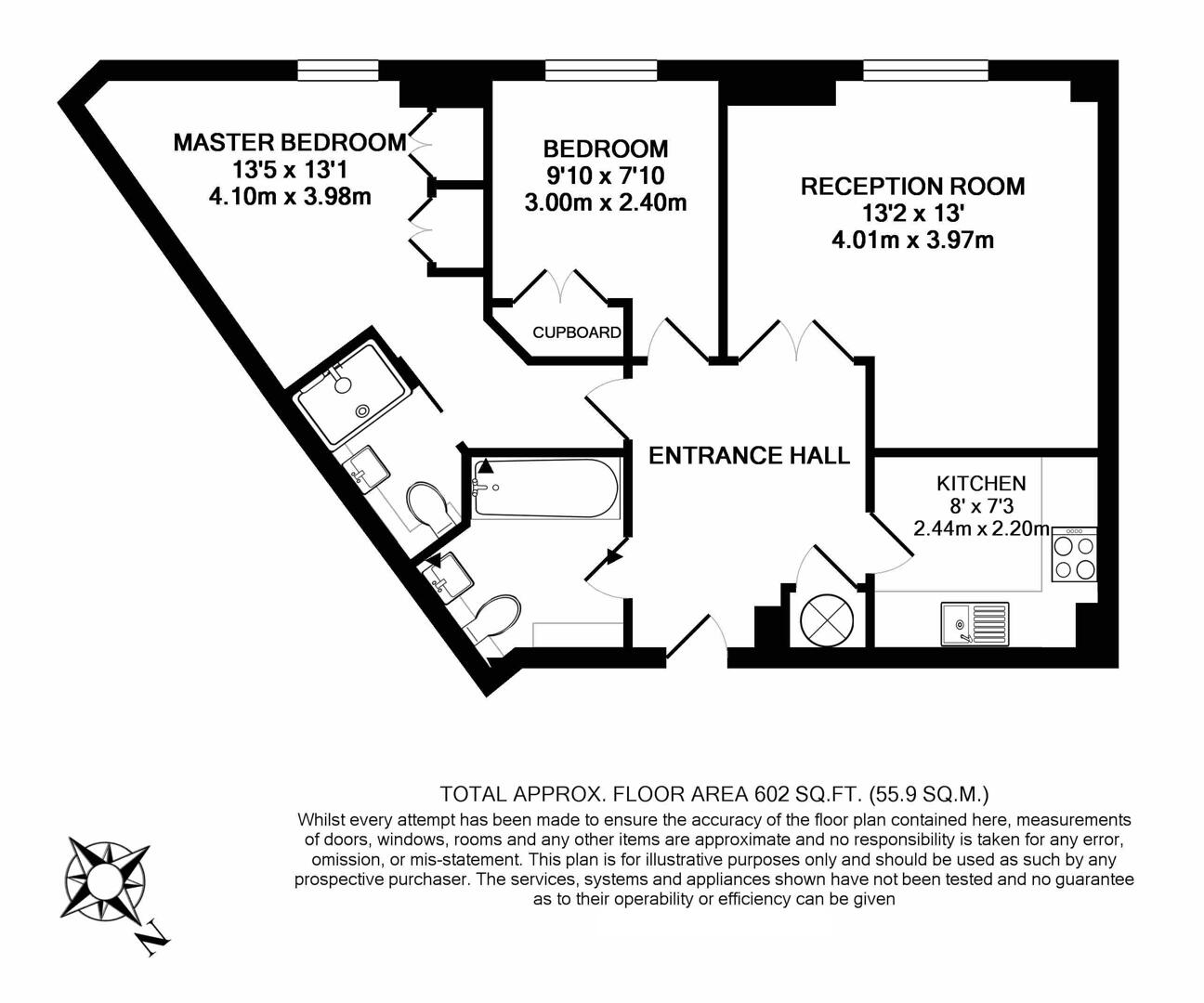 1A Belvedere Road, LONDON floorplan