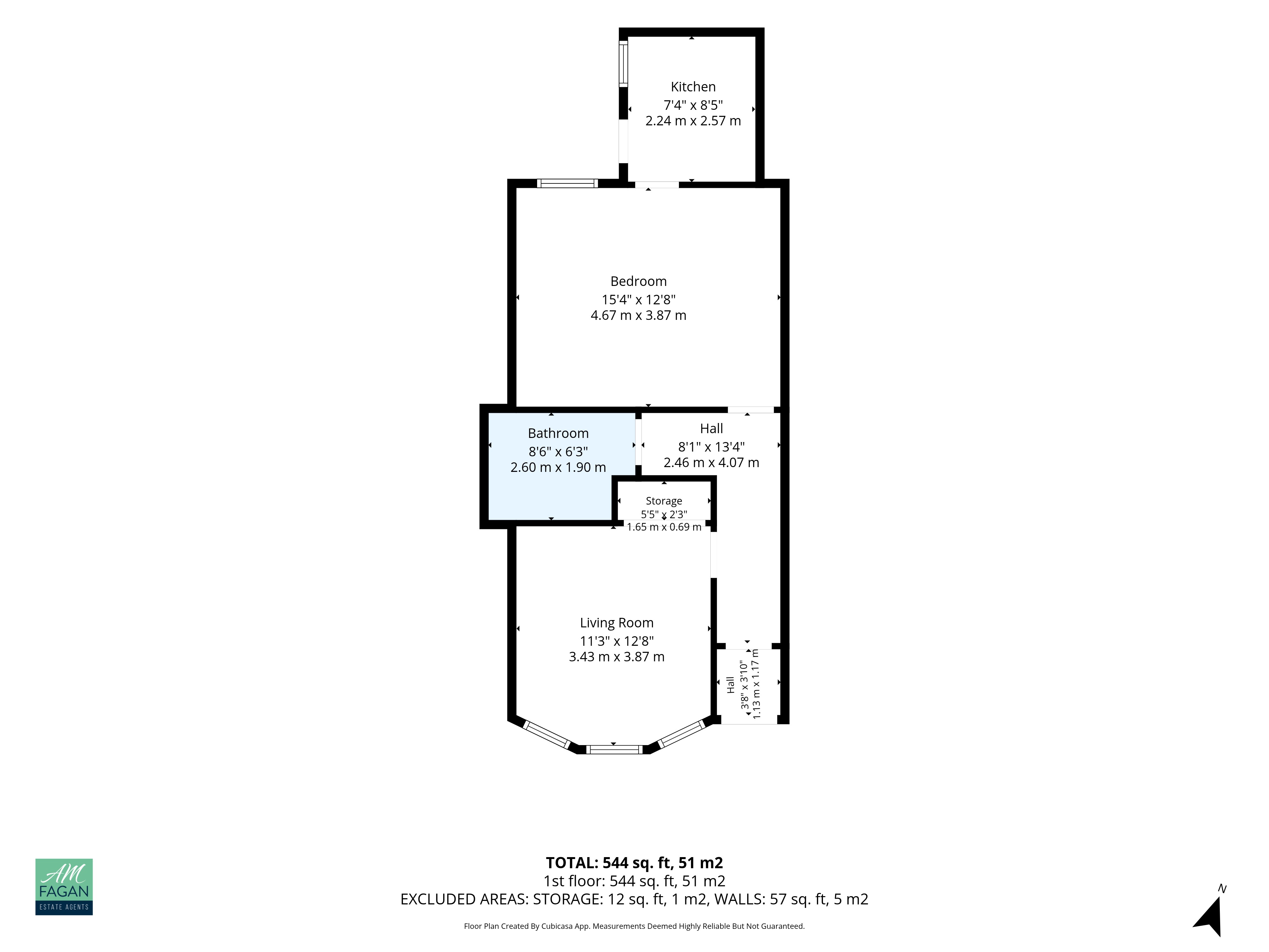 32, Bute Street, Coatbridge floorplan