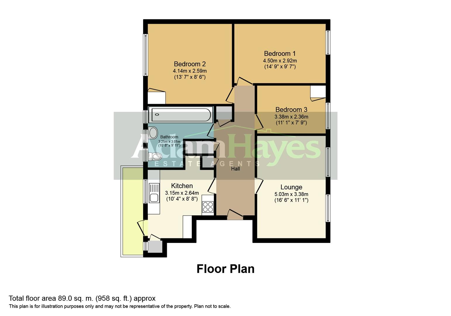 5 Wentworth Lodge, Wentworth Park, London floorplan