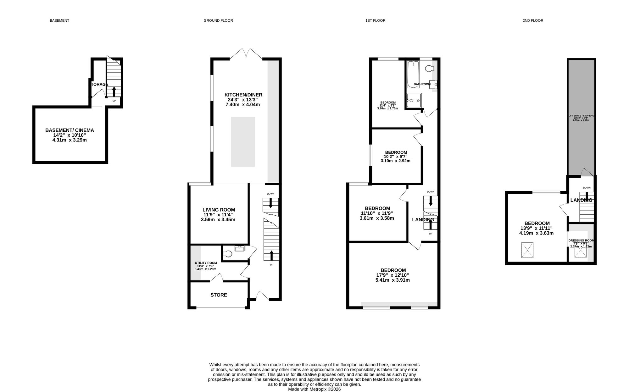 50 Devonshire Avenue, Southsea floorplan