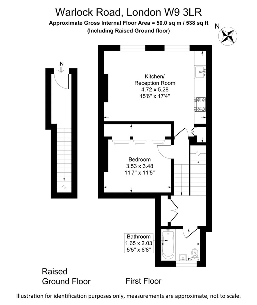 Warlock Road, London floorplan