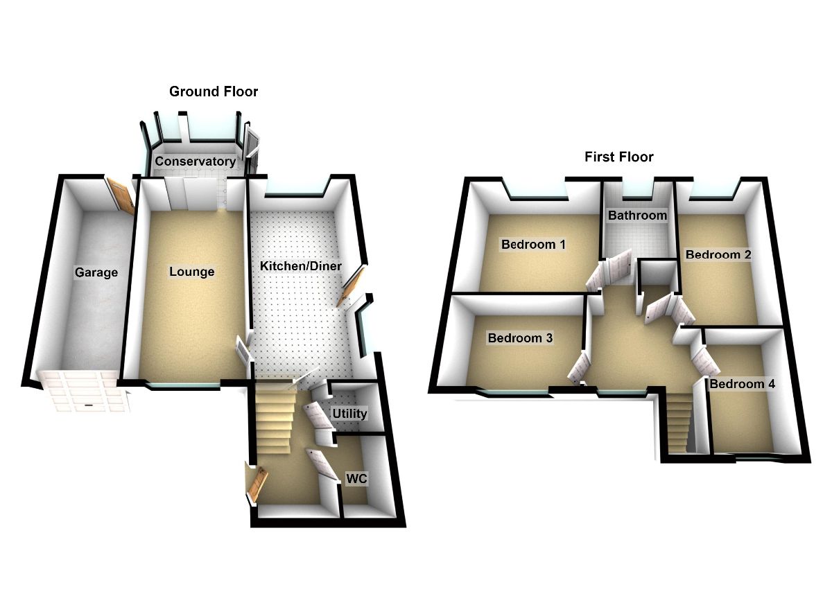 5 Moorside View, Drighlington floorplan