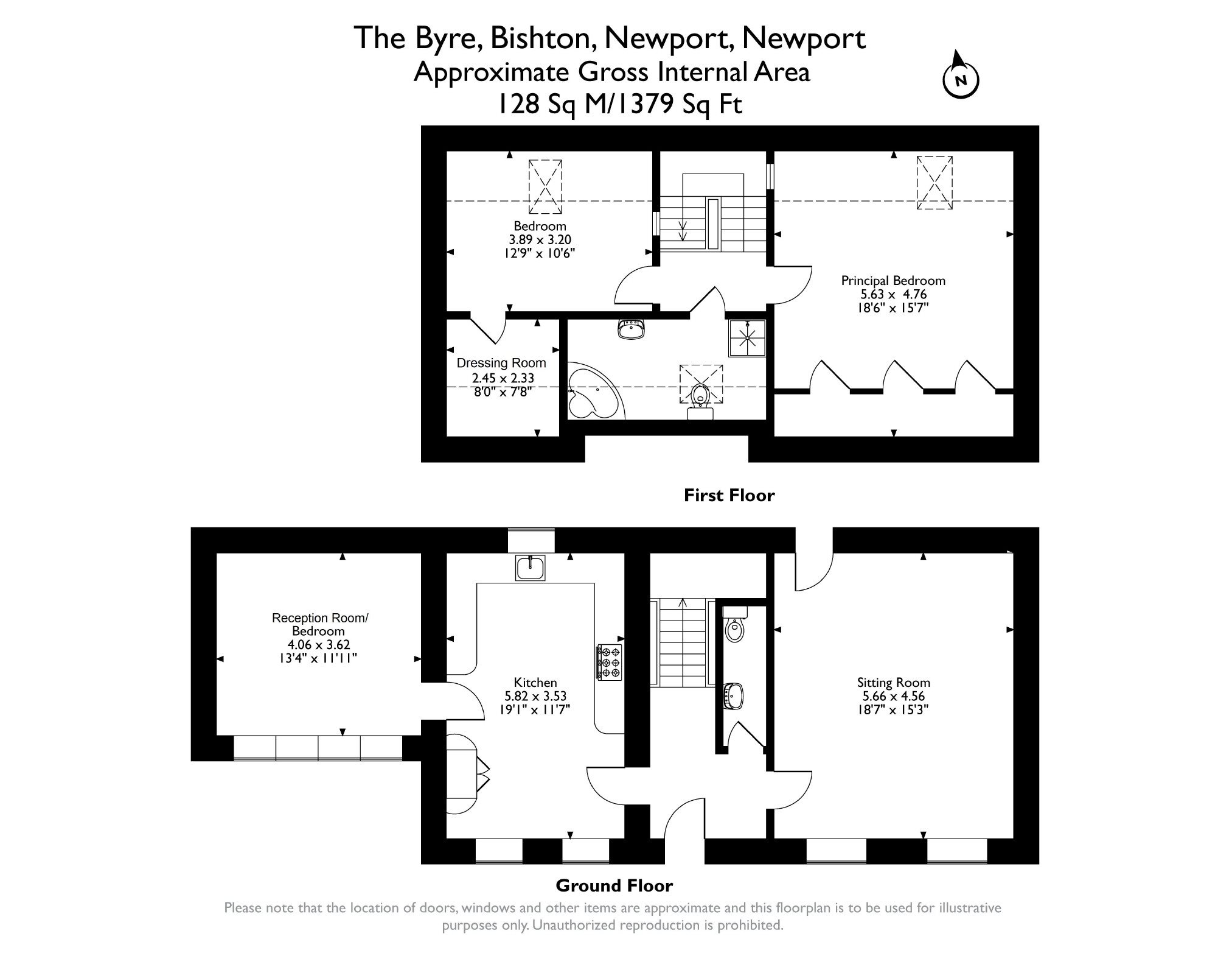 The Byre, Bishton, Newport floorplan