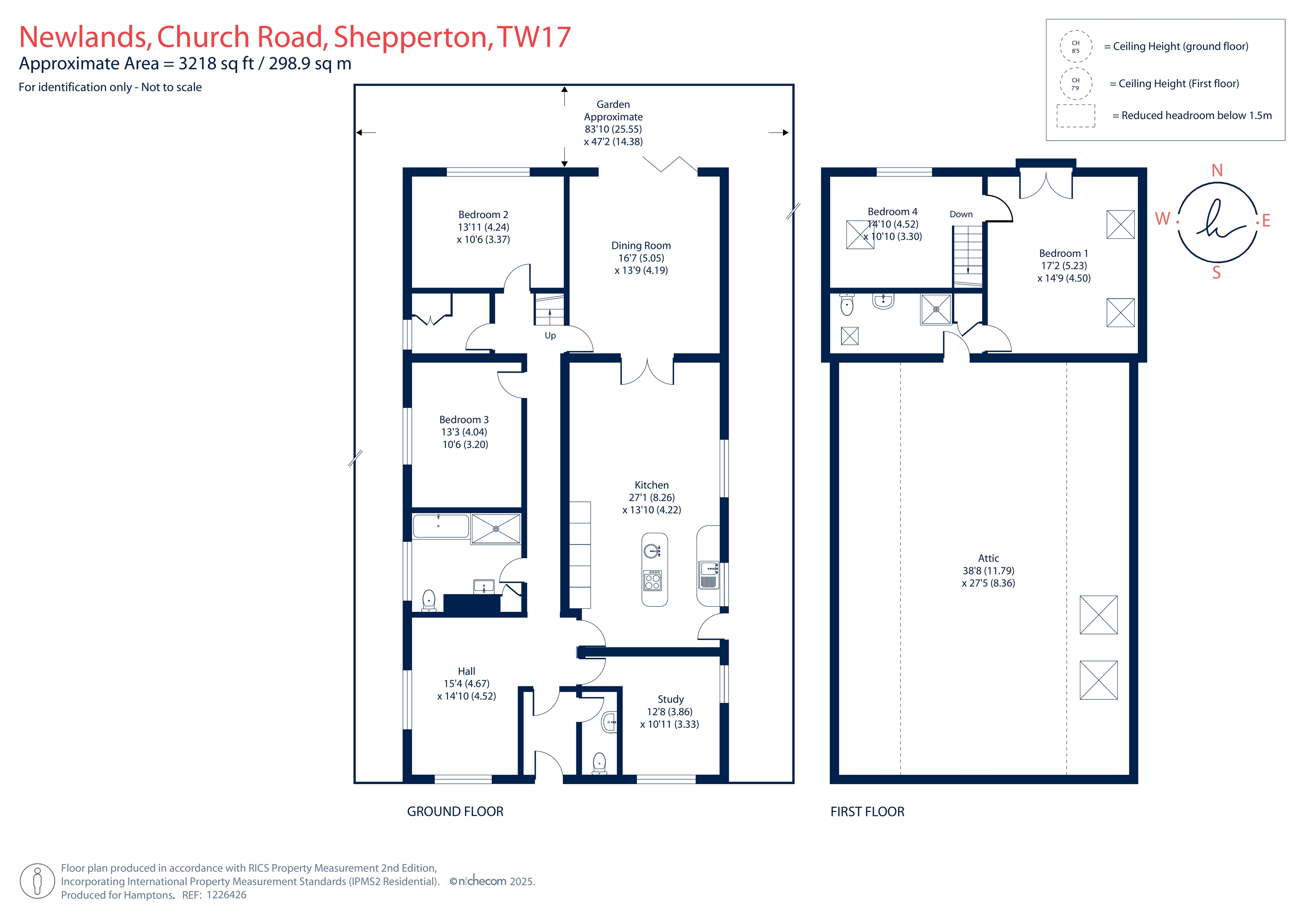 Newlands, Church Road, Shepperton floorplan
