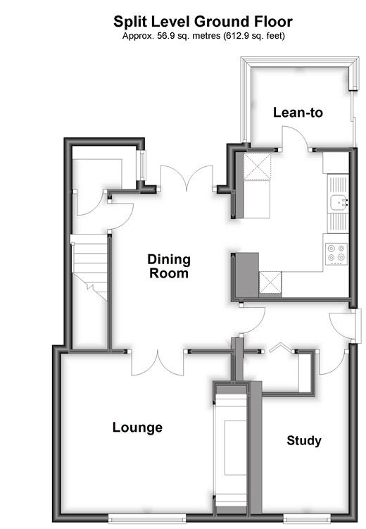 Crawley Road, Horsham, West Sussex RH12, 3 bedroom semidetached house