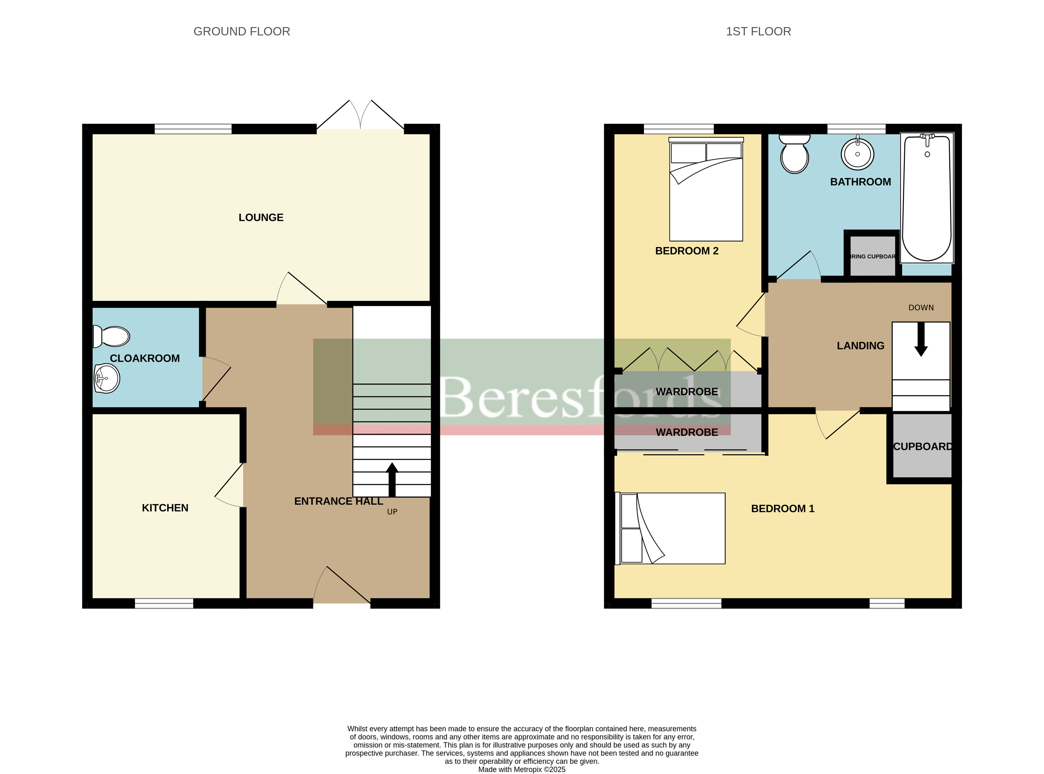 72, Orchard Way, Chelmsford floorplan