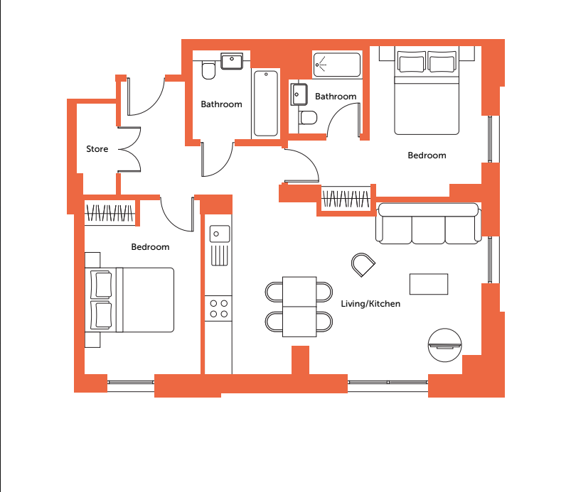 C89, Soho Yard, Sheffield,, Sheffield floorplan