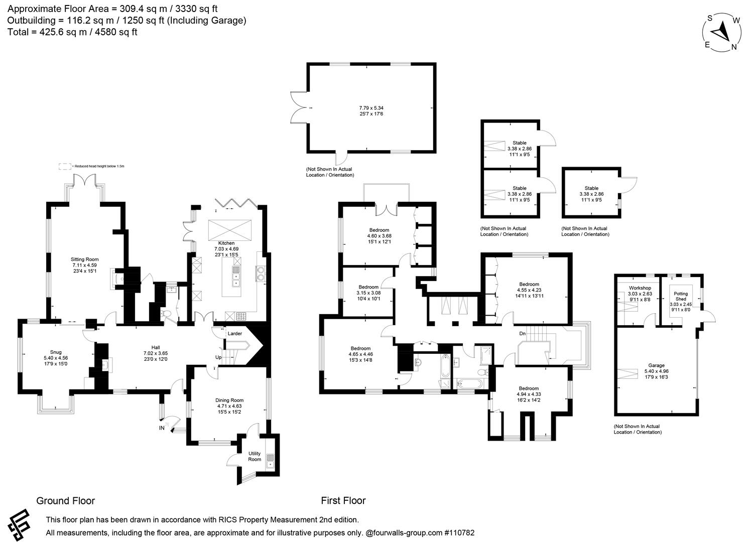 High Meadow House, Kite Hill, Alton floorplan