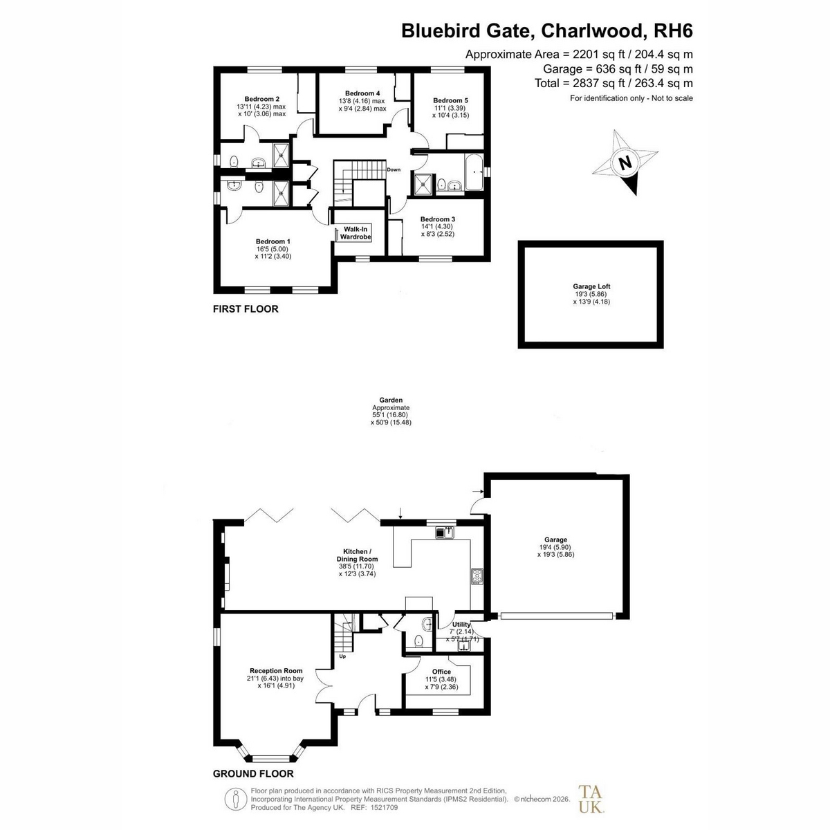 Blue Bird Gate, Horley floorplan