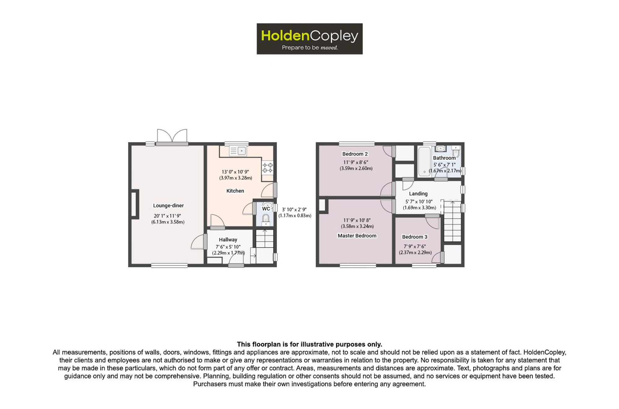 62 Glendon Drive, Nottingham floorplan
