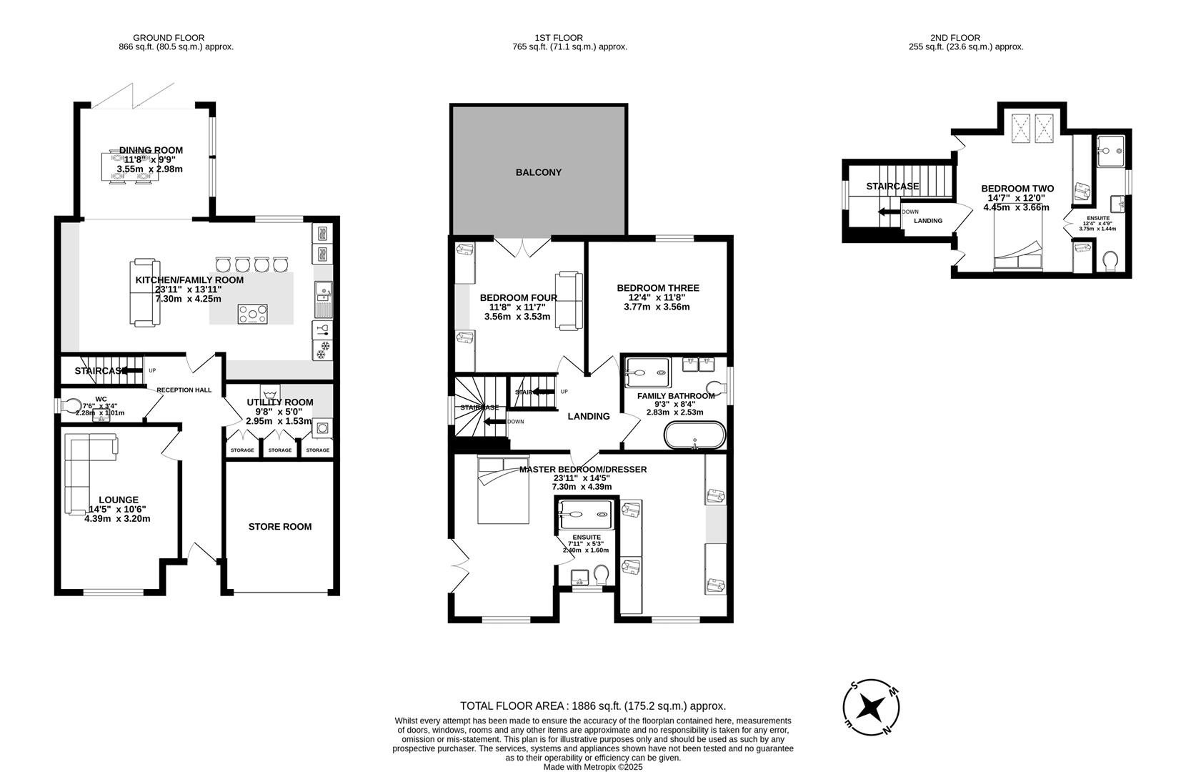 3, Pear Tree Close, Chorley floorplan
