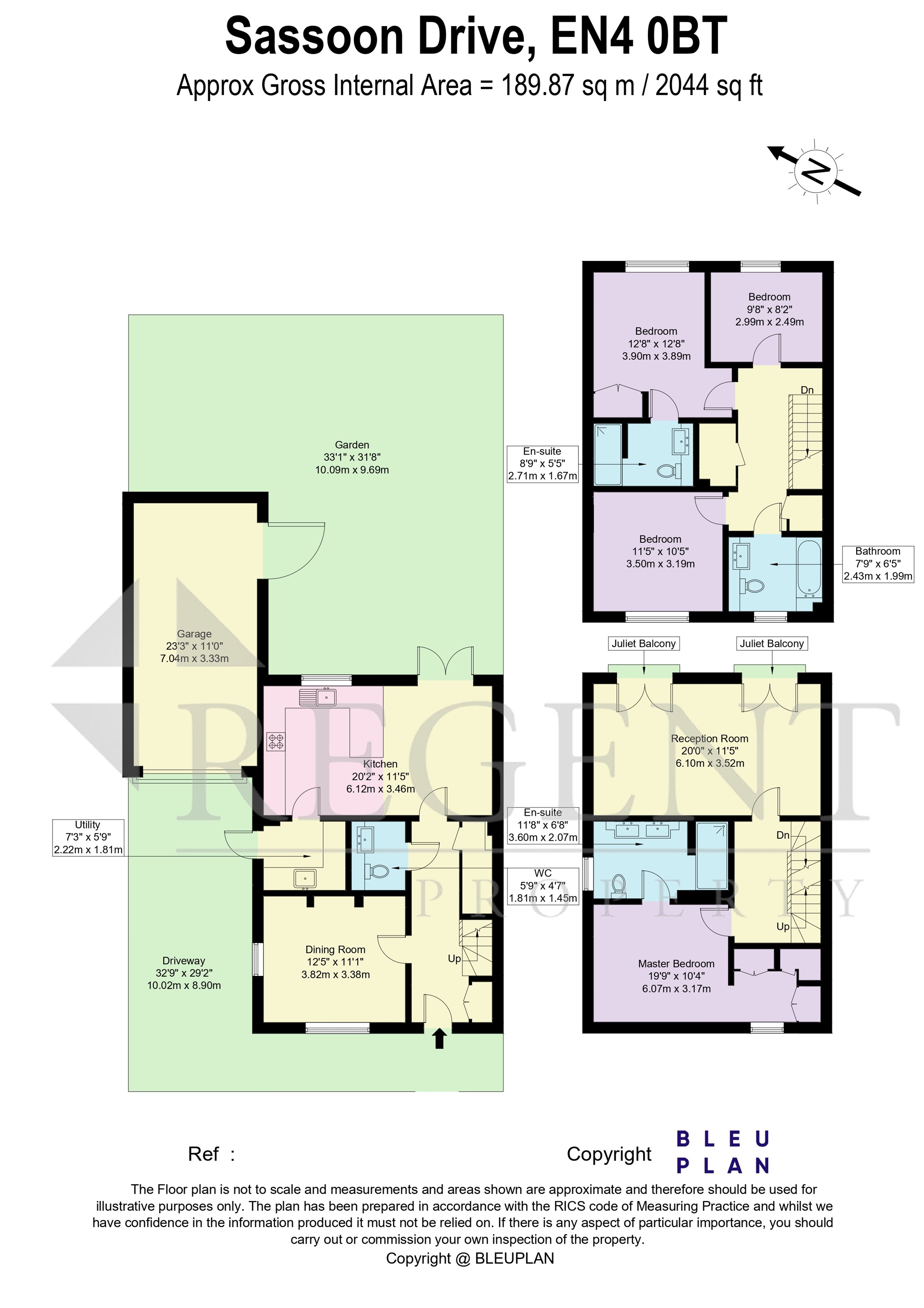 10, Sassoon Drive, Barnet floorplan