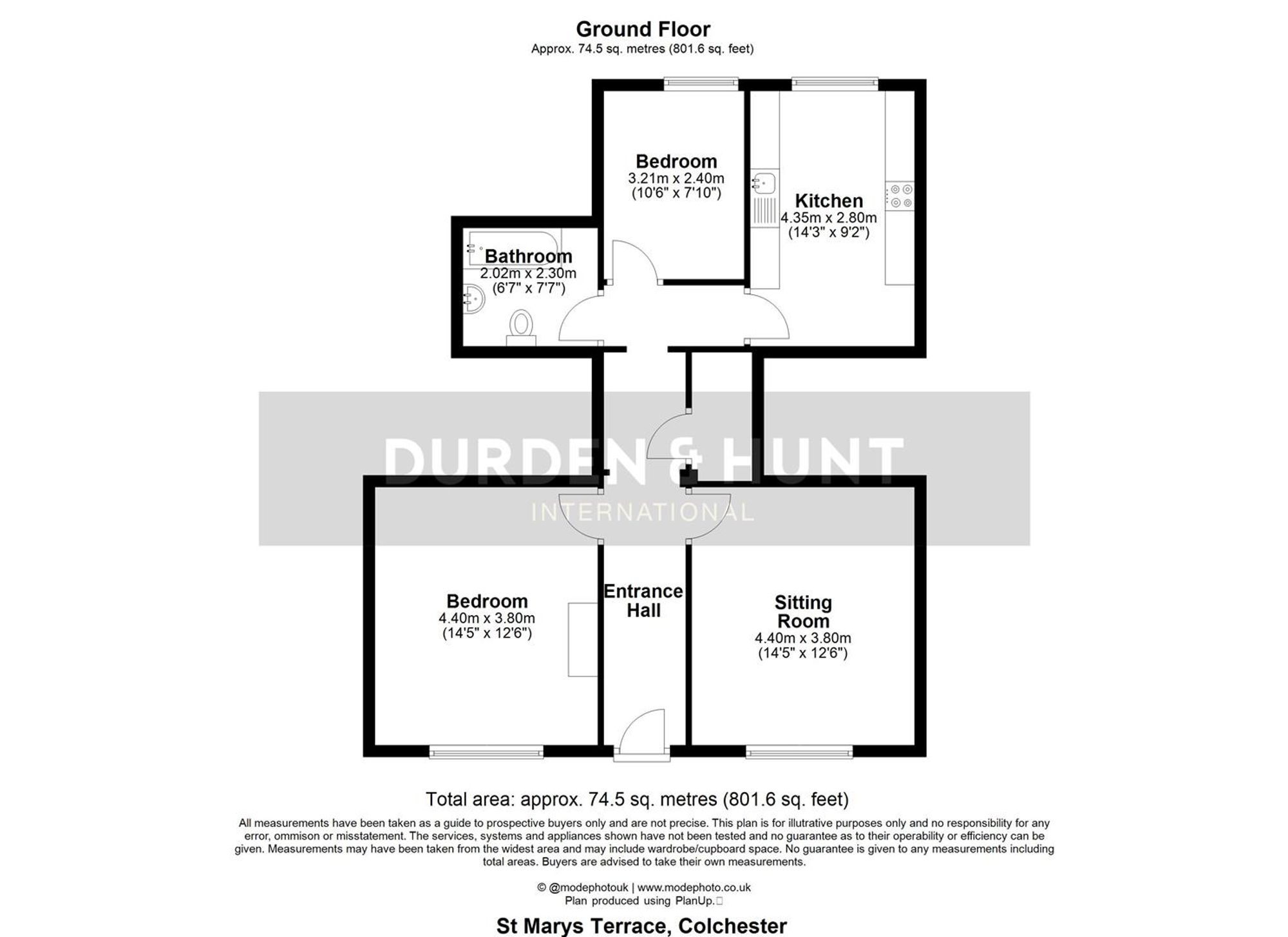 Flat 4, St. Mary's Terrace 25-29 Lexden Road, Colchester floorplan