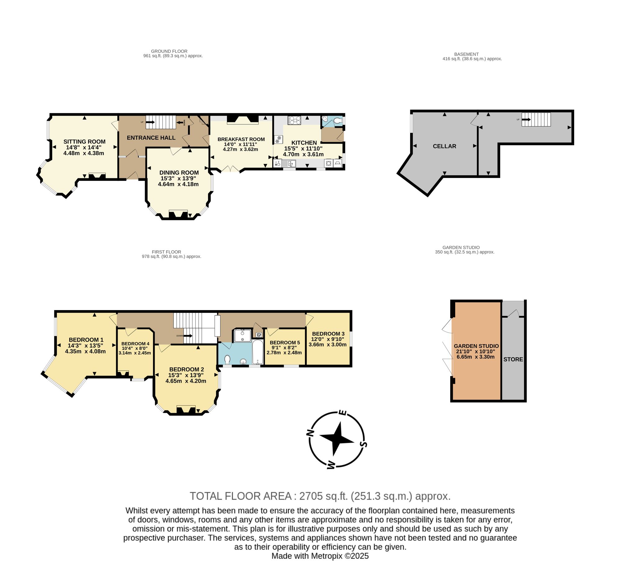 12 Vicarage Road, Torquay floorplan