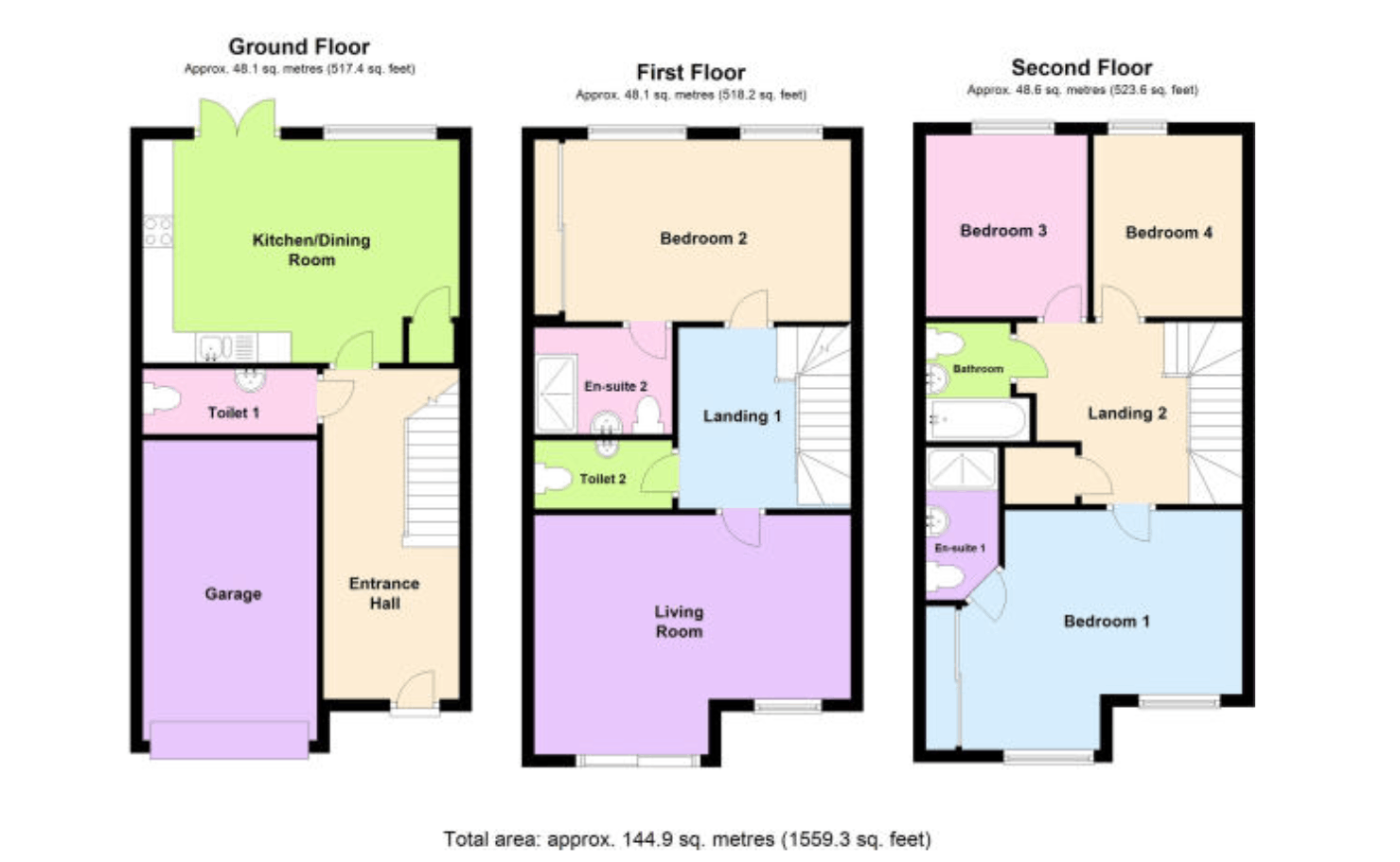 Arundel Square, Maidstone ME15, 4 bedroom terraced house for sale