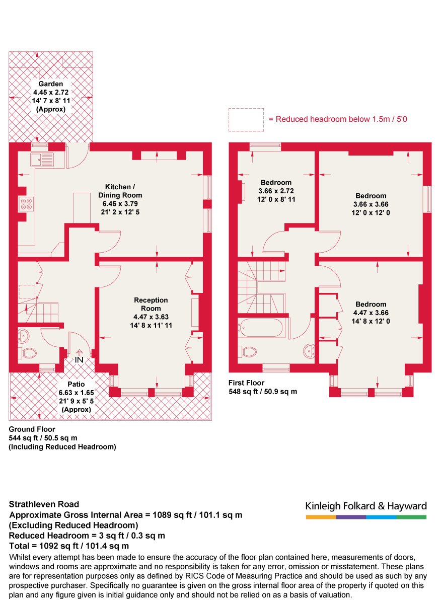 80, Strathleven Road, London floorplan