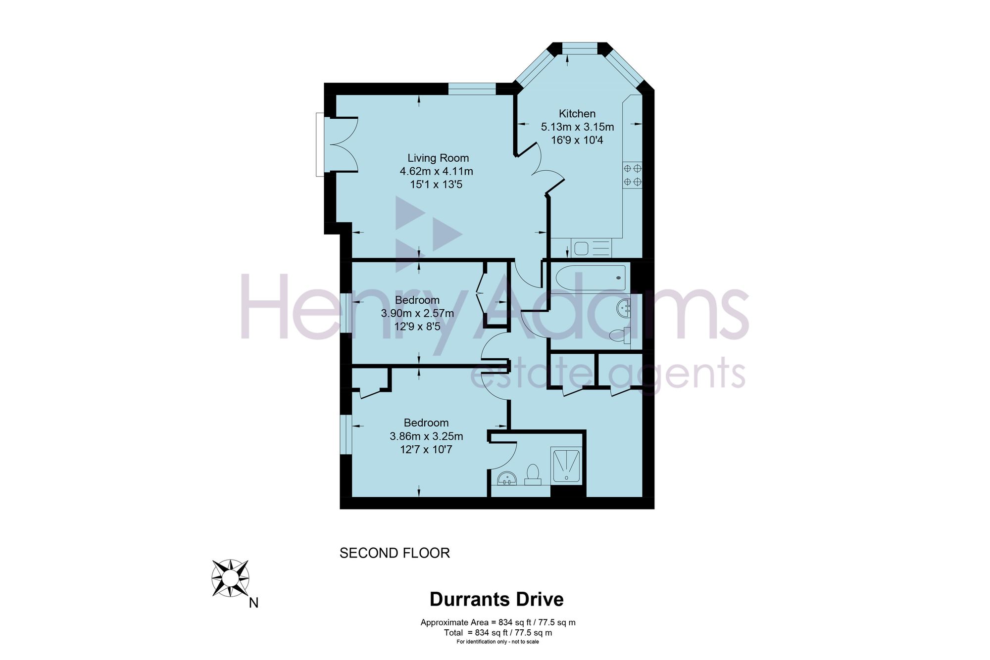 11 Colgate House Durrants Drive, Horsham floorplan