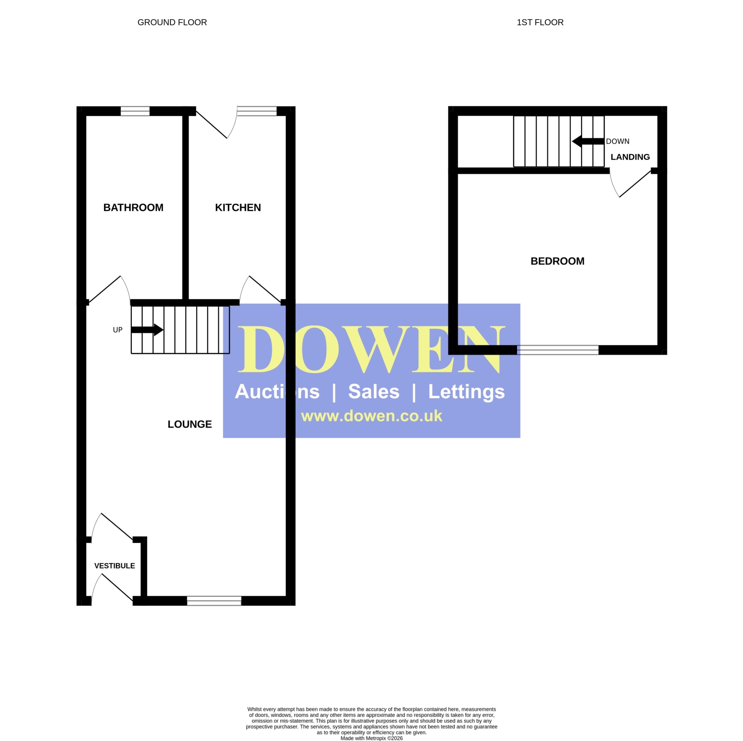 9, Institute Terrace, Crook floorplan