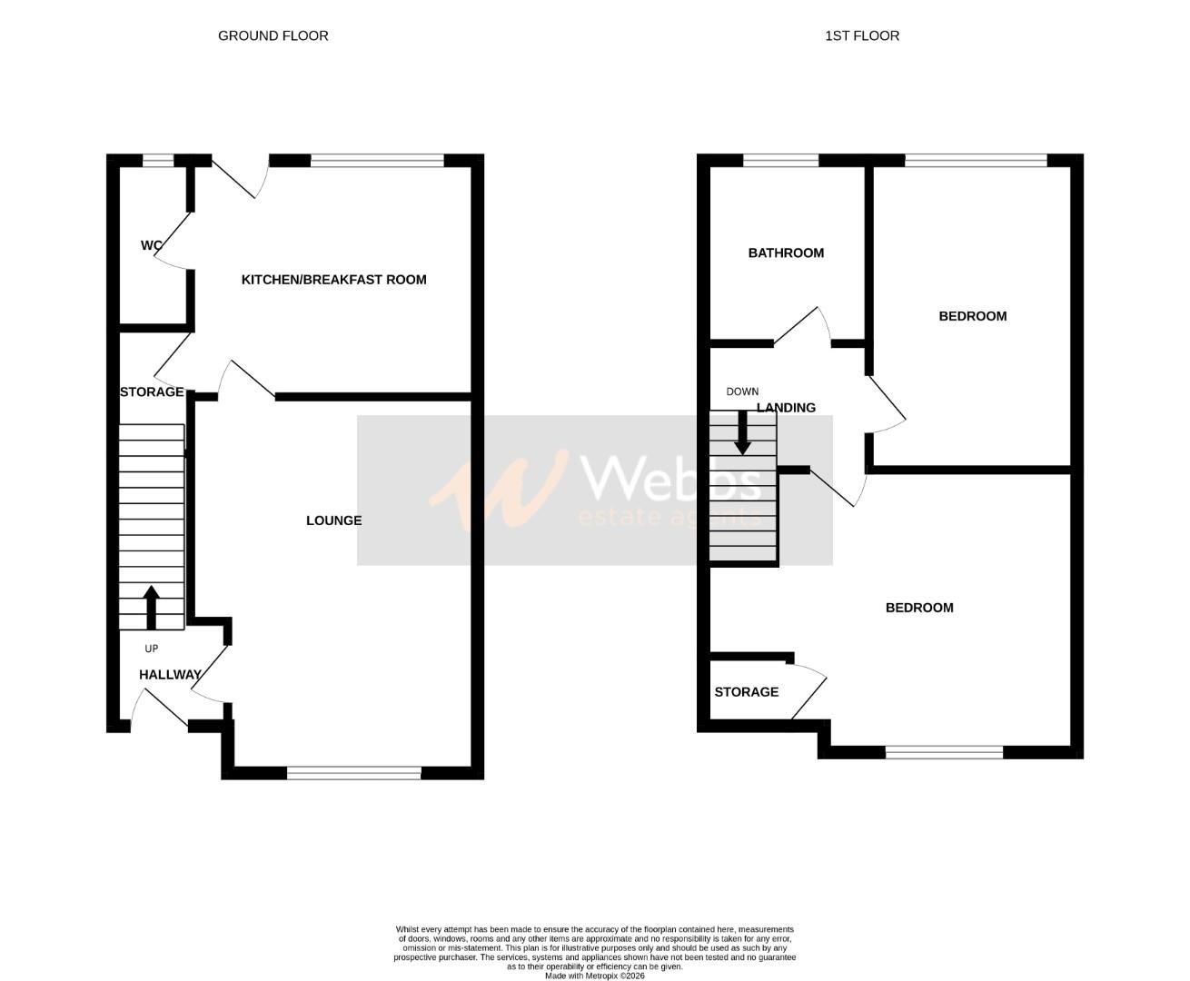 37, Walker Road, Bloxwich, Walsall floorplan