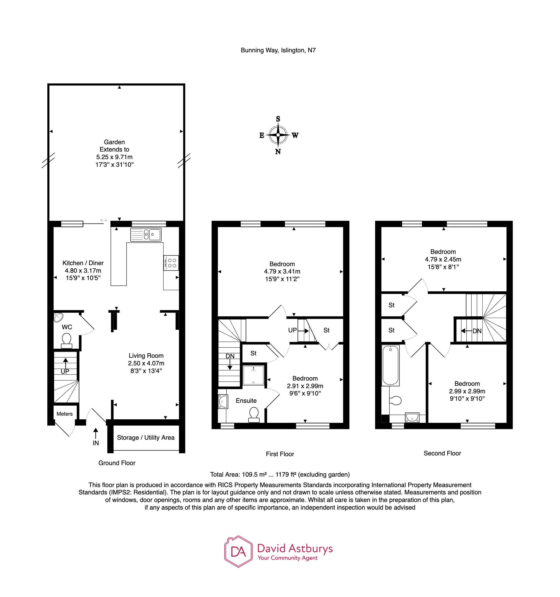 23, Bunning Way, London floorplan