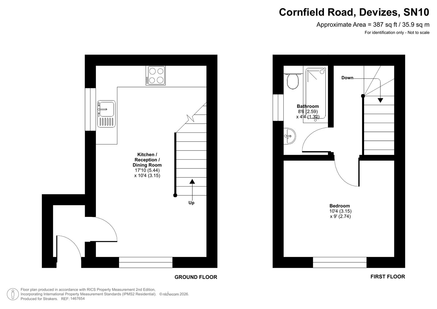4, Cornfield Road, Devizes floorplan