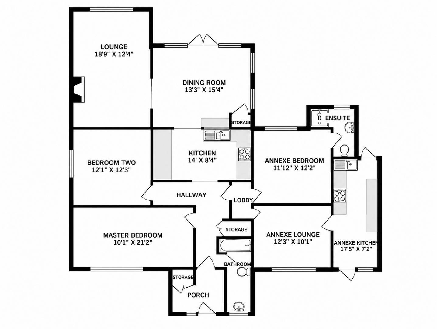 199, Thorpe Road, Kirby Cross floorplan